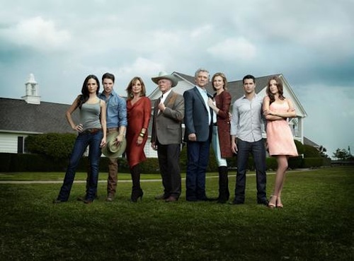 DALLAS01_Jordana Brewster Josh Henderson Linda Gray Larry Hagman Patrick Duffy Brenda Strong Jesse Metcalfe Julie Gonzalo PH Martin Schoeller_30542_2372